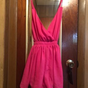Hot Pink Romper